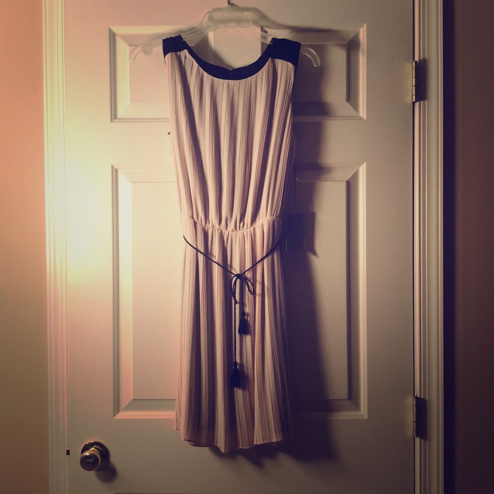 Blush Pleated Cocktail Dress by JLO